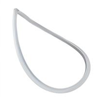 Leftwei Schnellkochtopf-Dichtungsring, Schnellkochtopfdichtung Silikon-O-Ring-Ersatzzubehör-Dichtungsring Silikon für Schnellkochtopf (22cm)