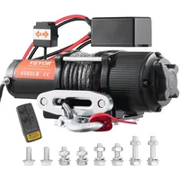 Vevor Elektrische Seilwinde 12V 4500lbs/2041kg Offroad Motorwinde Seilzug Elektrowinde
