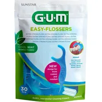 Gum Easy-Flossers Zahnseide Sticks gewachst mint 30 St