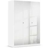 Rauch Drehtürenschrank Reflect 136 x 197 x 54 cm Weiß