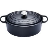 Le Creuset Signature Bräter 31 cm oval schwarz