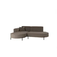 Kaiser möbel Ecksofa, Sofa L-Form Designer Modena Rein stoff