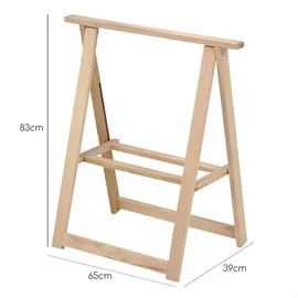 Wellhome Hohe Staffelei aus Buche H83cm – unbehandelt