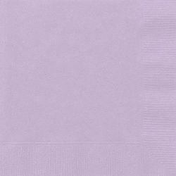 20 kleine Servietten lavendel 25 x 25 cm