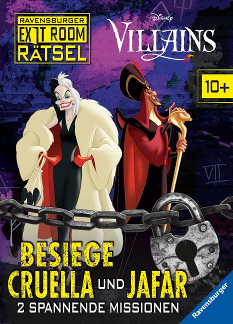 Ravensburger Exit Room Rätsel: Disney Villains - Besiege Cruella Und Jafar - Martine Richter  Gebunden