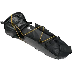 Satteltasche JACK WOLFSKIN "MOROBBIA SEAT BAG", schwarz (flash, schwarz), Taschen, Polyamid