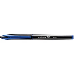 FABER-CASTELL Uni-Ball Air UBA-188M, Anklippbarer versenkbarer Stift, Blau, Blau