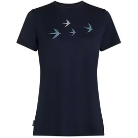 Icebreaker Merino 150 Tech Lite Bird Transit Dunkelblau M