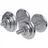 Gorilla Sports Kurzhantelset Chrom 30 kg grau - 2er Set, rutschfest, verstellbare Kurzhanteln