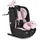Moni Kindersitz i-Size i-Safe (76-150cm) Isofix, Top Tether, 13-fach verstellbar rosa