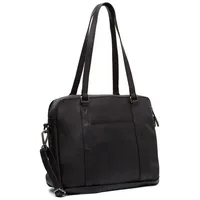The Chesterfield Brand Pretoria Schultertasche Leder 36 cm schwarz