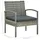 vidaXL Garten-Lounge-Set 5-tlg. grau