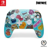 PowerA Enhanced Wireless Controller Nintendo Switch, - Fortnite Sticker Mania