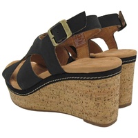 Clarks Sandalen für Damen 26171444 ELLERI RAE Black Nubuck Schuhgröße 40 EU - 40 EU