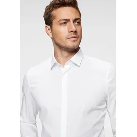 Olymp No. Six super slim, Hochzeitshemd, Urban Kent", Herren, Gr. 39, Normaler Arm, weiß, 97% Baumwolle, 3% Elastolefin, Hemden,
