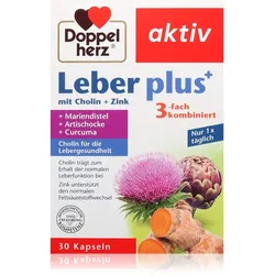 Doppelherz Aktiv Leber Kapseln zur Unterstützung der Leberfunktion 30 KAP