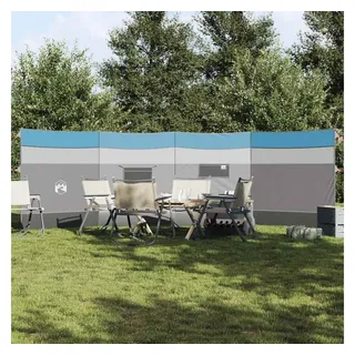 vidaXL Camping-Windschutz Blau 510x153 cm Wasserdicht