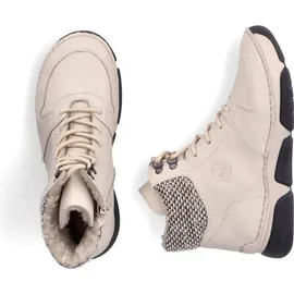 Rieker Damen Schnürstiefel 45955-60 beige Gr.: 39