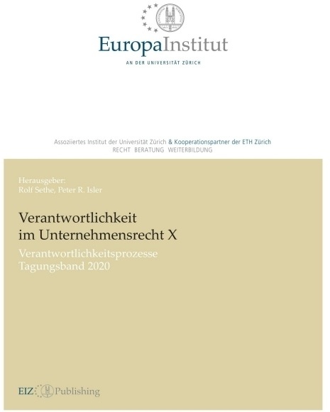 Verantwortlichkeit Im Unternehmensrecht X - Rolf Sethe  Kartoniert (TB)