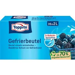 35 Toppits Gefrierbeutel 2,0 l