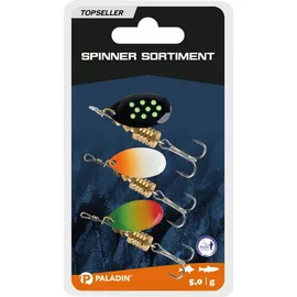 Paladin Angelköder Spinner Sortiment I 5 g Rot 3 St.