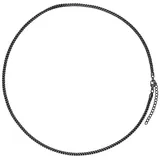 Steel_art Collier Nigel Schwarz Edelstahl