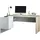 Habitdesign Schreibtisch – weiß 108x145x73h cm - Braun