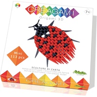 CreativaMente Creagami - Origami 3D Marienkäfer 113 Teile