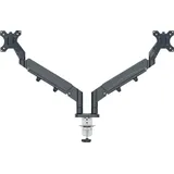 Leitz Ergo Platzsparender Dual Monitorarm Schwenkarm Grau