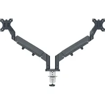 Leitz Ergo Platzsparender Dual Monitorarm Schwenkarm Grau