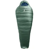 Deuter Orbit 0° EL - Extra Long Kunstfaserschlafsack,ivy-Ink,Right Zip
