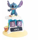 Disney Kalender 3D Surfer in Blau mit 5 Blöcken Tagen und Monaten - Calendrier Perpétuel en Résine - '11,8x11,8x15,5cm' (Harter Einband)