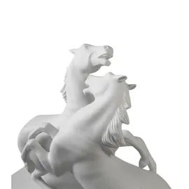 GOEBEL Studio 8 Dekofigur Pferde Artiste et Alegria 32 cm Weiß