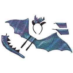 Kinder-Set "Drache", lila/türkis