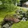 Outsunny Gartenbrücke - 100Lx50Wx37Hcm - Verkohlt