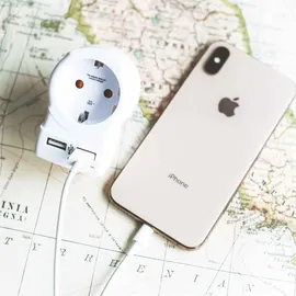 SKROSS Adapter Weiß