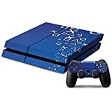 DOTBUY PS4 Skin Aufkleber Sticker Design Folie schützende Haut Schale für Sony Playstation 4 Konsole und 2 Dualshock Controller (XO Blue)