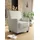 Home Affaire Sessel County Mikrofaser 70 x 91 x 75 cm Beige mit englischer Naht und Federkern-Polsterung