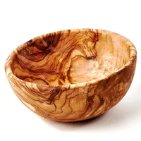 dasolivenholzbrett Salatschale aus Olivenholz 20 cm