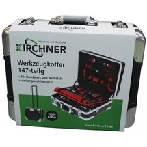 Müllner Werkzeugkoffer 147 Teile Aluminium/Stahl grau fahrbar abschließbar