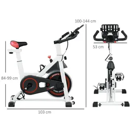 Homcom Heimtrainer Fahrradtrainer schwarz