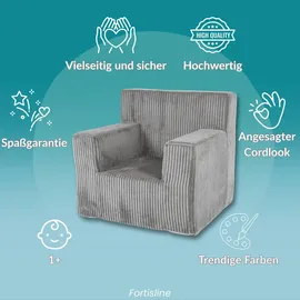 FORTISLINE Kindersessel 51 x 47 x 34 cm Textil braun