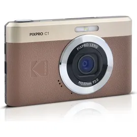 Kodak Pixpro C1BN 13MP BSI CMOS, 4X Zoom, 7.1 cm LCD-Bildschirm, LED-Blitz - Marron