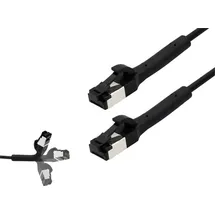 BKL Electronic 144014 RJ45 Patchkabel CAT 8.1 U/FTP 3m Schwarz 1St.