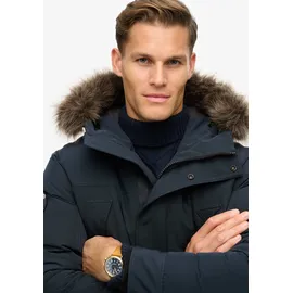 Superdry Everest Faux Fur Jacke Eclipse Navy S