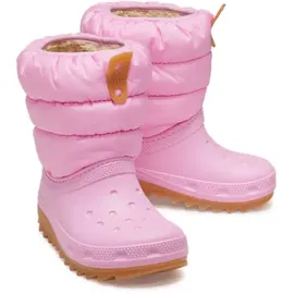 Crocs Classic Neo Puff T Stiefel Pink Tweed / Gum 22-23