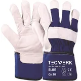 tecwerk Handschuhe Elbe Gr.10 blau EN 388 PSA II