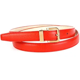 Anthoni Crown Damengürtel Leder 95 rot