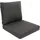 bomoe Loungekissen Ilano 60 x 60 cm Grau