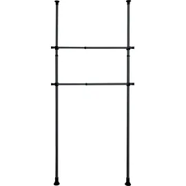 Wenko Herkules Kleiderstange 75-120 x 3 x 3 schwarz
